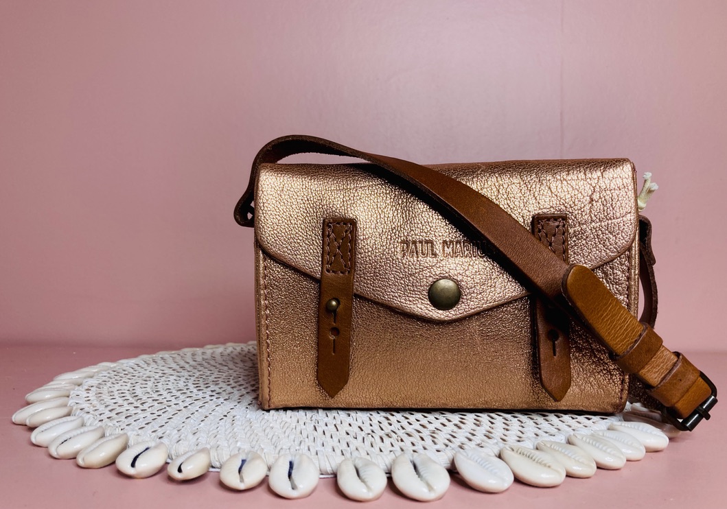 Sac - Paul Marius - Mini indispensable - Or rose