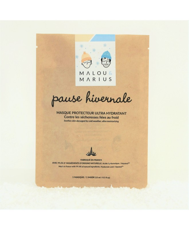Malou & Marius - Masque Pause hivernale : ultra hydratant. NEW POCHETTE